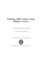 Finding ABC-triples using Elliptic Curves