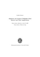Algebraic and analytic multiplier ideals and their applications