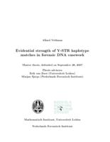 Evidential strength of Y-STR haplotype matches in forensic DNA casework