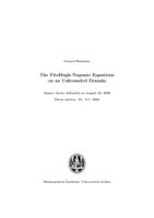 The FitzHugh-Nagumo equations on an unbounded domain