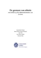 De grenzen van ethiek