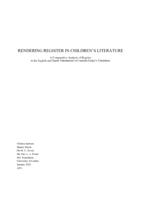 Rendering Register in Children's Literature