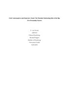 Oral Contraceptives and Depressive Mood: The Potential Moderating Role of the Big-Five Personality Factors