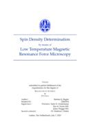 Spin Density Determination by means of Low Temperature Magnetic Resonance Force Microscopy
