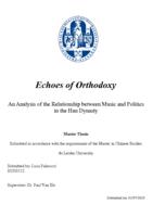 Echoes of Orthodoxy