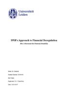 DNB's Approach to Financial Deregulation