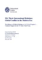 The Influence of Political Ideology on the United Kingdom’s Continued Support for the UN Arms Trade Treaty