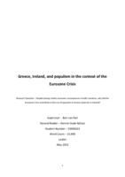 Greece, Ireland, and populism in the context of the Eurozone crisis