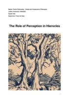 The Role of Perception in Hierocles
