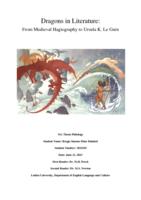 Dragons in Literature: From Medieval Hagiography to Ursula K. Le Guin