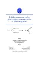 Building an easy accessible Schrödinger-Poisson solver for FDM investigations