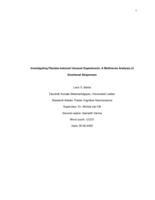 Investigating Placebo-Induced Unusual Experiences: A Multiverse Analysis of Emotional Responses