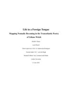 Life in a Foreign Tongue: Mapping Nomadic Becoming in the Transatlantic Poetry of Liliane Welch