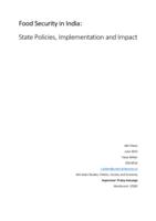 Food Security in India: State Policies, Implementation and Impact