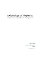 A Genealogy of Hospitality