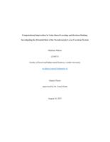 Computational Imprecision in Value-Based Learning and Decision-Making: Investigating the Potential Role of the Noradrenergic Locus Coeruleus System