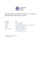 Chemical analysis of archaeological ceramics from the 8th – 7th century pre-Roman site of Falerii Veteres, northern Lazio, Italy