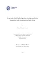 Living in the Borderlands: Migration, Mestizaje, and Border Identity(ies) in the Narrative Art of Lucia Berlin