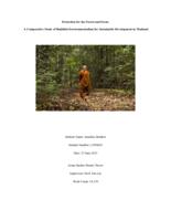 Protection for the Forest and Farm:  A Comparative Study of Buddhist Environmentalism for Sustainable Development in Thailand
