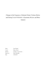 Changes in the Frequency of Intimate Partner Violence Before and During Covid-19 Periods: A Systematic Review and Meta-Analysis