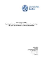 From Headlines to Policy: Exploring the Interplay between Media Salience, Interest Group Strategies and Policy - A Case Study of CCS in the Netherlands