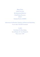 Authoritarian Neoliberalism, Populism, and Democratic Backsliding: A case study of the PiS Government