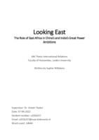 Looking East: The Role of East Africa in China’s and India’s Great Power Ambitions