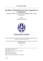 The Effect of Identity-Derived Value Competition on Foreign Policy