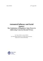 Automated Influence and Social Agency