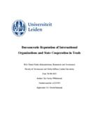 Bureaucratic Reputation of International Organizations and State Cooperation in Trade