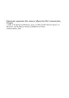 Reputational organization: How audiences influence the ERAs' communications strategies. A study of the European Medicines Agency (EMA) and the Spanish Agency for Medicines and Healthcare Products (AEMPS) on Twitter.