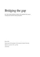 Bridging the gap