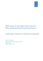 How open is the Open Government Data published by Dutch provinces?