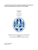 A comparative study of the UK Government’s employment crisis responses to the cases of the 2008 financial crash and the Covid-19 Pandemic.