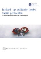 Invloed op politieke lobby vanuit gemeenten