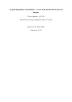 EU path dependency on fossil fuels: Lessons from the Russian invasion of  Ukraine