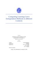 Comparing Learning Curve Extrapolation Methods in different Contexts