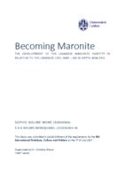 Becoming Maronite