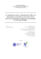 A simulation study evaluating the effect of dependent censoring on survival curves and the performance of Inverse Probability Censoring Weights