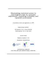 Maximizing statistical power in neurological trials by covariate adjustment, exploiting ordinality and repeated assessments