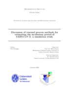 Discussion of renewal process methods for estimating the incubation period of SARS-CoV-2