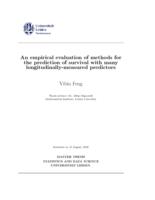 An empirical evaluation of methods for the prediction of survival with many longitudinally-measured predictors