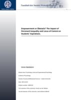 Empowerment or Obstacle? The Impact of Perceived Inequality and Locus of Control on Students' Aspirations