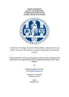 ‘A New Era of Far-Right: The shift of Golden Dawn’s, National Front’s and UKIP’s discourse to the economy, as a path to normalization and electorate success’