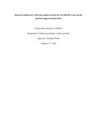 Depressed adolescents: Their perceptions towards the stressful life events and the parental support towards them.