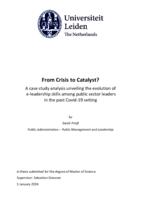 From Crisis to Catalyst?