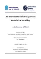 An instrumental variable approach to statistical matching