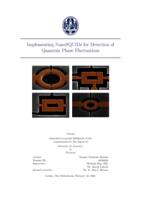 Implementing NanoSQUIDs for Detection of Quantum Phase Fluctuations