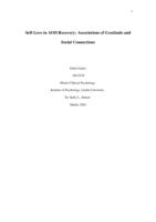 Self-Love in AOD Recovery: Associations of Gratitude and  Social Connections