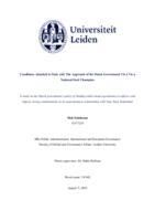 Conditions Attached to State Aid: The Approach of the Dutch Government Vis à Vis a National Steel Champion